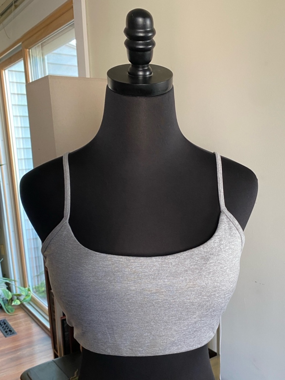 Vuori Women’s Grey Stretch Bralette Adjustable Straps
